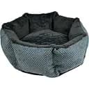 Лежак для тварин Пухнастики Agility Колізей L 70х70х20 см сірий