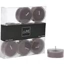 Чайные свечи J-line серого цвета 9 шт. (98924)