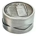 Гриндер для измельчения табака D&K Гранаты DK-5081-X3 Silver 4 (15705)