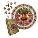 Деревянный пазл Петриковский Роспись Мамай Екатерины Каракуци, А1, Деревянная коробка 500+ элементов