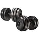 Гантели Elitum сборные с ABS покрытием черные 2 шт. х 26 кг