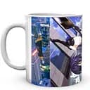 Кухоль GeekLand Noragami Бездомний Бог Ято, Бісямон, Хійорі летять з хмарочосів NRG 02.004 330 мл білий