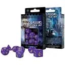 Набір кубиків Classic RPG Purple & yellow Dice Set , 7 шт. (SCLE93)