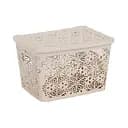 Кошик Violet House Ажур Cappuchino, 7 л, бежевий (0402 №2 Ажур CAP c/кр. 7 л)