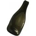 Стеклянная тарелка Mazhura Vine из сплюснутой бутылки шампанского для подачи сыра мяса и коричневая нарезка (mz693441)