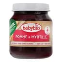 Пюре органическое Babybio из яблока и черники, 130 г