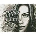 Алмазна мозаїка Ideyka Виразний погляд AMO7435 40х50 см