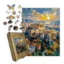 Деревянный фигурный пазл Афинский Акрополь, А3, Картонная коробка 200 элементов