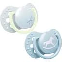 Пустышка силиконовая динамическая LOVI Baby Shower Boy 0-2 месяцев 2 шт. (22/900boy)