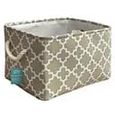 Корзина Органайзер Lovely Svi для хранения белья, одежды, косметики, книг, детских игрушек 38×28×24 см бежевый (201246)