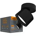 Світильник Videx IP20 поворотний під лампу GX53 Чорний (VL-SPF18B-B)