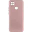 Чохол TPU Getman Liquid Silk Full Camera для Xiaomi Redmi 9C Рожевий / Pink Sand