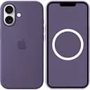 Чехол Silicone Case with Button, Animation & MagSafe для Apple iPhone 17 Purple Fog AAA (153238)