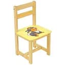 Дитячий стільчик Мася Зайчик 4041 жовтий