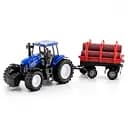 Трактор з причепом, інерція