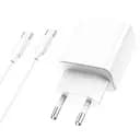 СЗУ Borofone BA67A PD20W+QC3.0 (1USB-A/1C) + кабель Type-C to Type-C