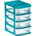 Органайзер універсальний Idea Home великий 4 секції (2768-IH-бірюзовий)