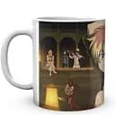 Кружка GeekLand Blue Exorcist синяя Экзорцист Рин Шура BE 02.23 330 мл белая