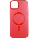 Чохол Epik TPU+Glass Sapphire Midnight Open Camera with MagSafe для Apple iPhone 15, 6.1 Червоний/Red
