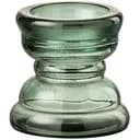 Свічник J-line скляний фігурний 12 см зелений (12080)