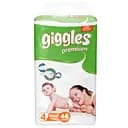 Підгузки дитячі Giggles Premium 4+ (7-18 кг), 44 шт.