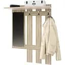 Вешалка Эверест Тандем с зеркалом 110х20х90 см дуб сонома (EVR-2650)