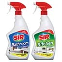 Набор спреев Sir для уборки ванной и кухни, 1,5 л (2 шт. по 750 мл) (152.SR.007.25)