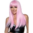 Парик Leg Avenue Long straight bang wig Pink One size