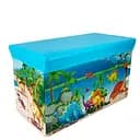 Текстильный ящик для игрушек C 68851-2 складной с рисунком динозавров 31 х 60 х 35 см