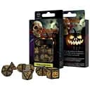Набір кубиків Halloween Pumpkin Black & Glow in the dark Dice Set , 7 шт. (SHAP4F)
