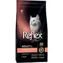 Сухий корм для котів які живуть у приміщенні та виведення шерсті Reflex Plus з лососем 1.5 кг