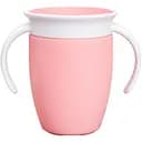 Чашка-непроливайка Munchkin Miracle 360 з ручками 207 мл рожева (012272)