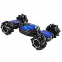 Радиоуправляемая дрифт-машина-перевертыш M 765-23 H-01, аккумулятор 3.7V, пульт 2.4GHz, роликовые колеса, с подсветкой, Синяя