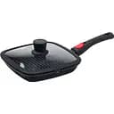 Сковорода-гриль Haus Roland алюминиевая 1,8 л с крышкой Yiwu HP33546