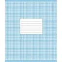 Зошит учнівський "Блакитна шотландка" 012-2578C, в косу лінію, 12 аркушів