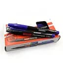 Маркер перманентный Luxor 100, 1-2 мм, синий, 12 шт. в упаковке