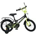 Велосипед Profi MB 14015-1 колеса 14" сталь звонок зеркало фонарик зеленый с черным