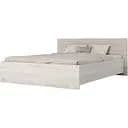 Ліжко двоспальне Еверест Соната-1600 160х200 см дуб крафт білий (EVR-2679)