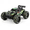 Радіокерована трюкова машина RQ 3040-02, роликові колеса, акумулятор 3.7V, пульт 2.4G, світло, звук, музика, Зелений