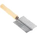 Двосторонній гребінець Fox, дерев'яний, 17,5х5,5 см