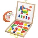 Набір магнітних блоків Viga Toys Форми та кольори 42 елементи (59687)
