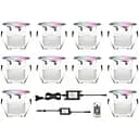 Вуличний світильник CISLAN LED RGB Φ30mm 12V DC IP67 водонепроникний дистанційне затемнення Multi Color Change