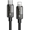 Кабель Mcdodo Auto Power Off Type-C to Lightning Transparent Data Cable 1.2 м CA-3160 Чорний