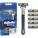 Станок для гоління Gillette Sensor 3, з 6 змінними касетами