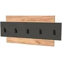 Вішалка настінна Еверест Нордік 800, 80х3х36 см Графіт + Дуб крафт золотий (EVR-5520)