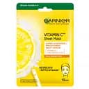 Тканевая маска для лица Garnier Skin Naturals Vitamin C для тусклого и неравномерного тона лица, 28 г