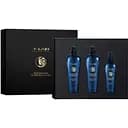Сет T-LAB Professional Sapphire Energy Ritual для про-ейдж ефекту волосся: шампунь 300 мл + кондиціонер 300 мл + спрей 150 мл