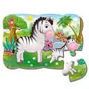 Пазлы магнитные Зебры, А5