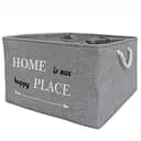 Корзина Органайзер Lovely Svi для зберігання білизни, одягу, косметики, книжок, іграшок 50×40×30 см- Сірий (281133)