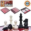 Шахи 3в1, шашки, нарди, магнітні